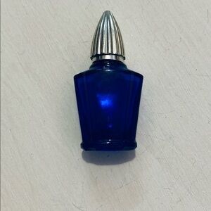 Vintage Bourjois Blue Perfume Bottle
